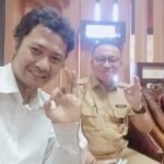 Assisten II, Plt Kadis CK Musi Rawas, H Oktaviano, ST, MT bersama bagian Pendiri rakyatsumsel.co.id/Mantan Caleg PAN/Pentolan PWI/Mahasiswa Hukum Ali Akbar Saukani. Klik rakyatsumsel.co.id