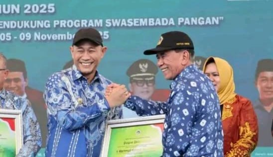 Wali Kota Rachmat Hidayat Raih Penghargaan KTNA di Ajang Pekan Daerah XVI Sumsel 
